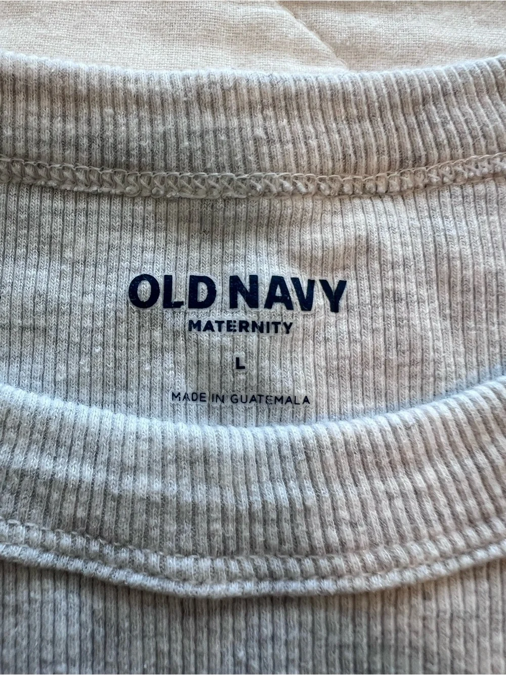 Old Navy Maternity Bundle - 3 Long Sleeve Tops - Green, Brown, Light Gray